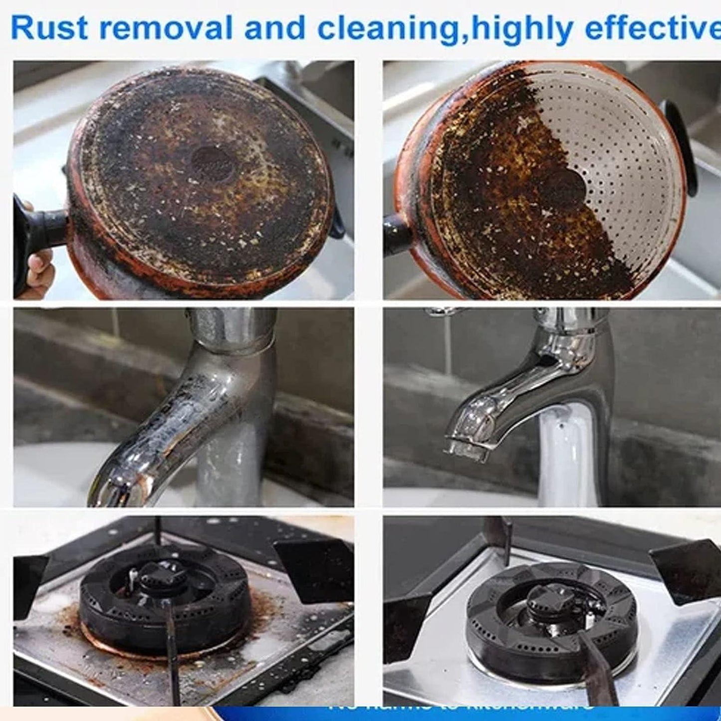 Foam Rust Remover – Kitchen All-Purpose Cleaning Powder