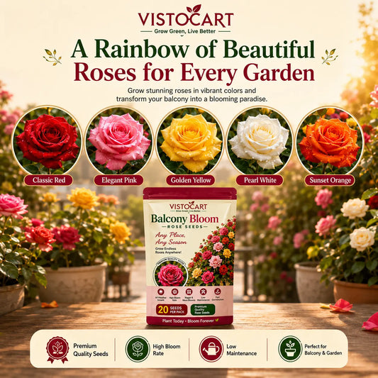 VISTOCART® Balcony Bloom™ Rose Seeds (Buy 1 Get 1 Free)