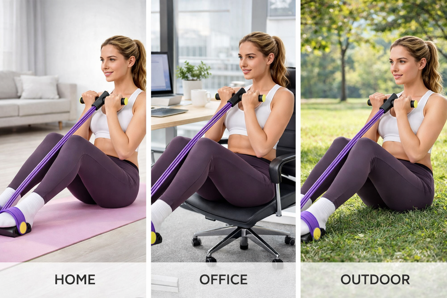 Elastic Yoga Pedal Puller Resistance Band