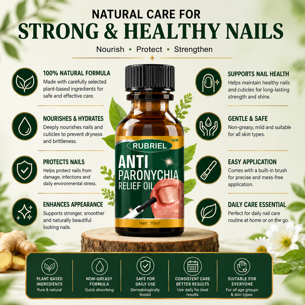 💅🌿 Vistocart Anti Paronychia Relief Oil | BUY 1 GET 1 FREE