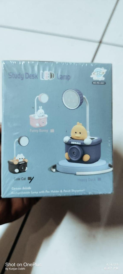 Study Desk Lamp with Pen Holder & Sharpener
