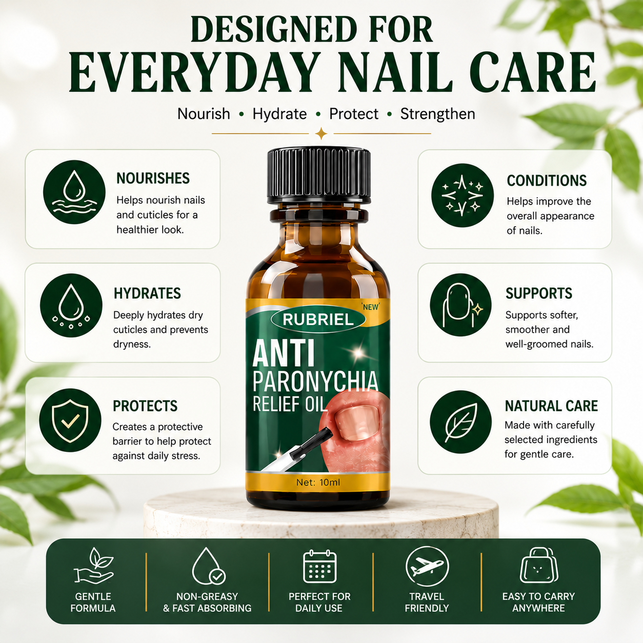 💅🌿 Vistocart Anti Paronychia Relief Oil | BUY 1 GET 1 FREE