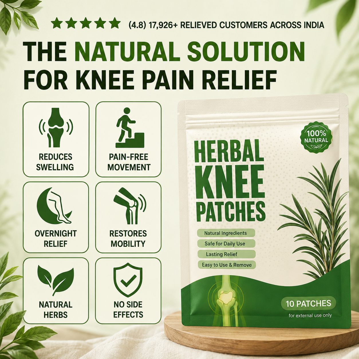 Pain Relief Knee Patches