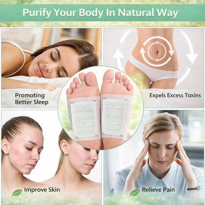 🦶🌿Vistocart Premium Natural Detox Foot Patches (2x10 packs) BUY 1 GET 1 FREE