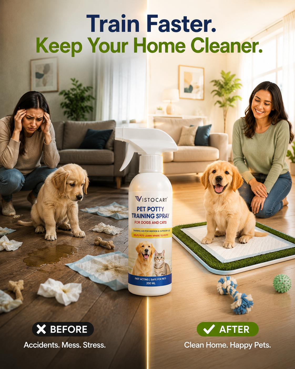 VISTOCART Smart Pet Potty Training Spray