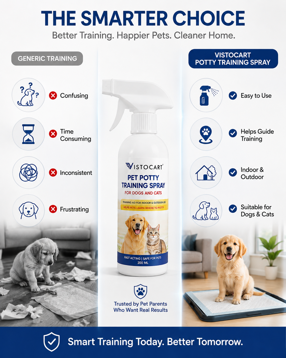 VISTOCART Smart Pet Potty Training Spray