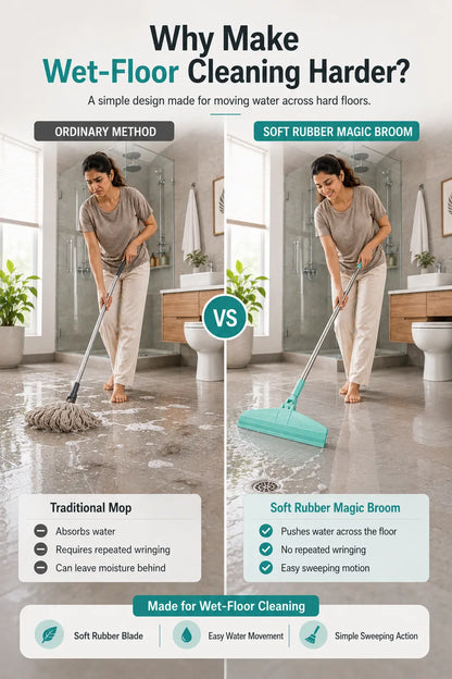 Wiper Mop for Floor Cleaning