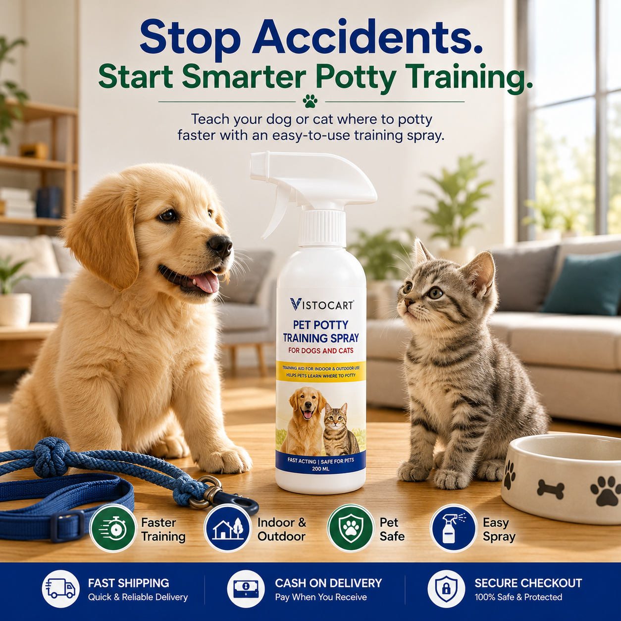 VISTOCART Smart Pet Potty Training Spray