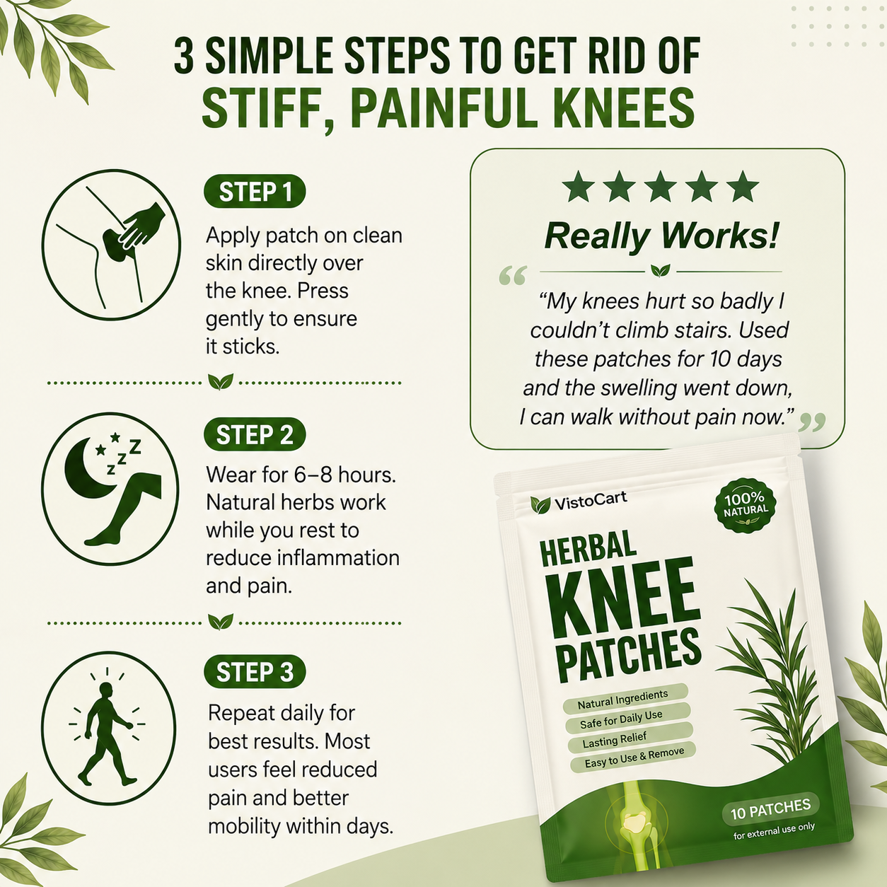 Pain Relief Knee Patches