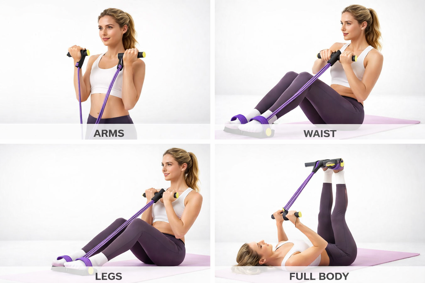 Elastic Yoga Pedal Puller Resistance Band
