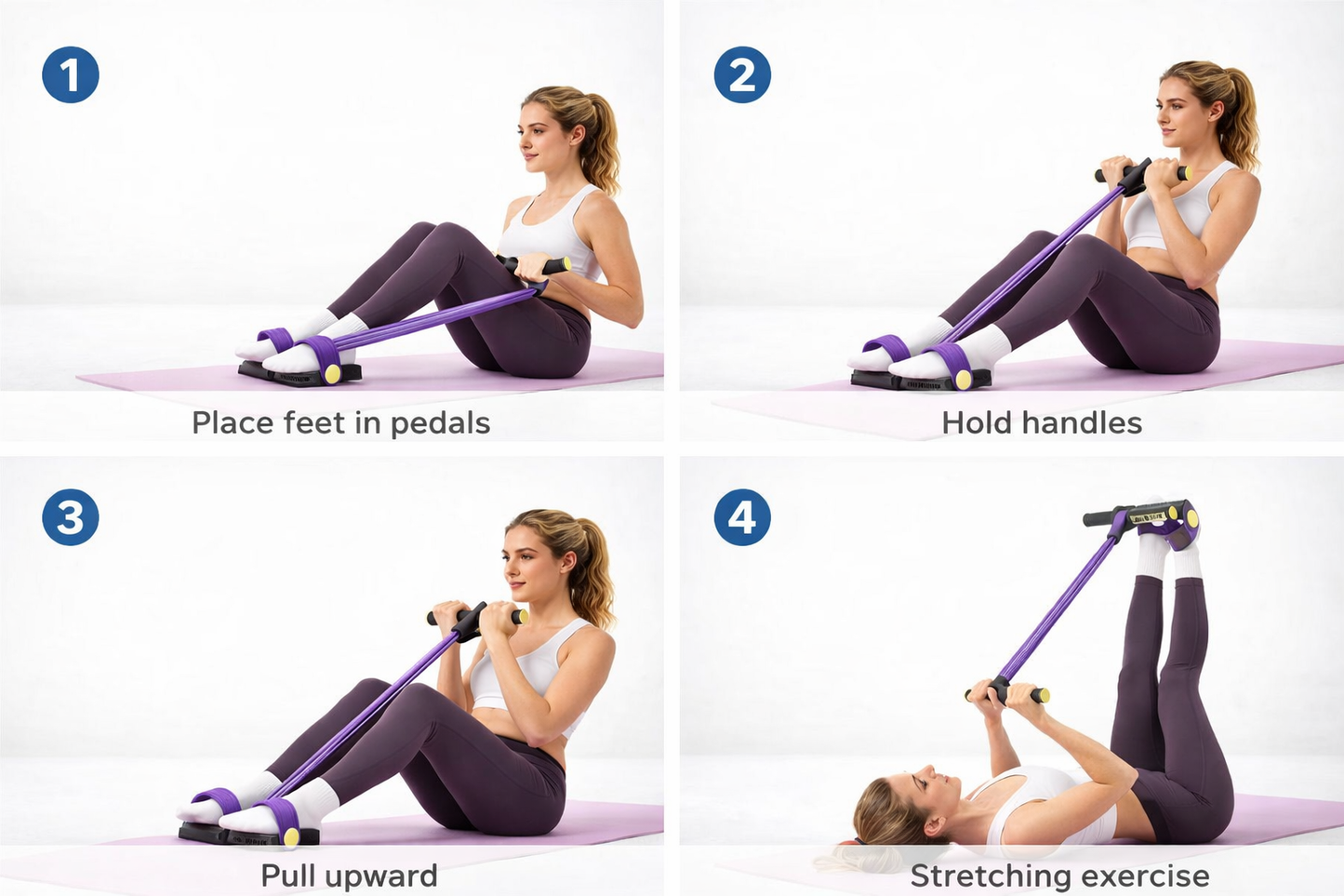 Elastic Yoga Pedal Puller Resistance Band